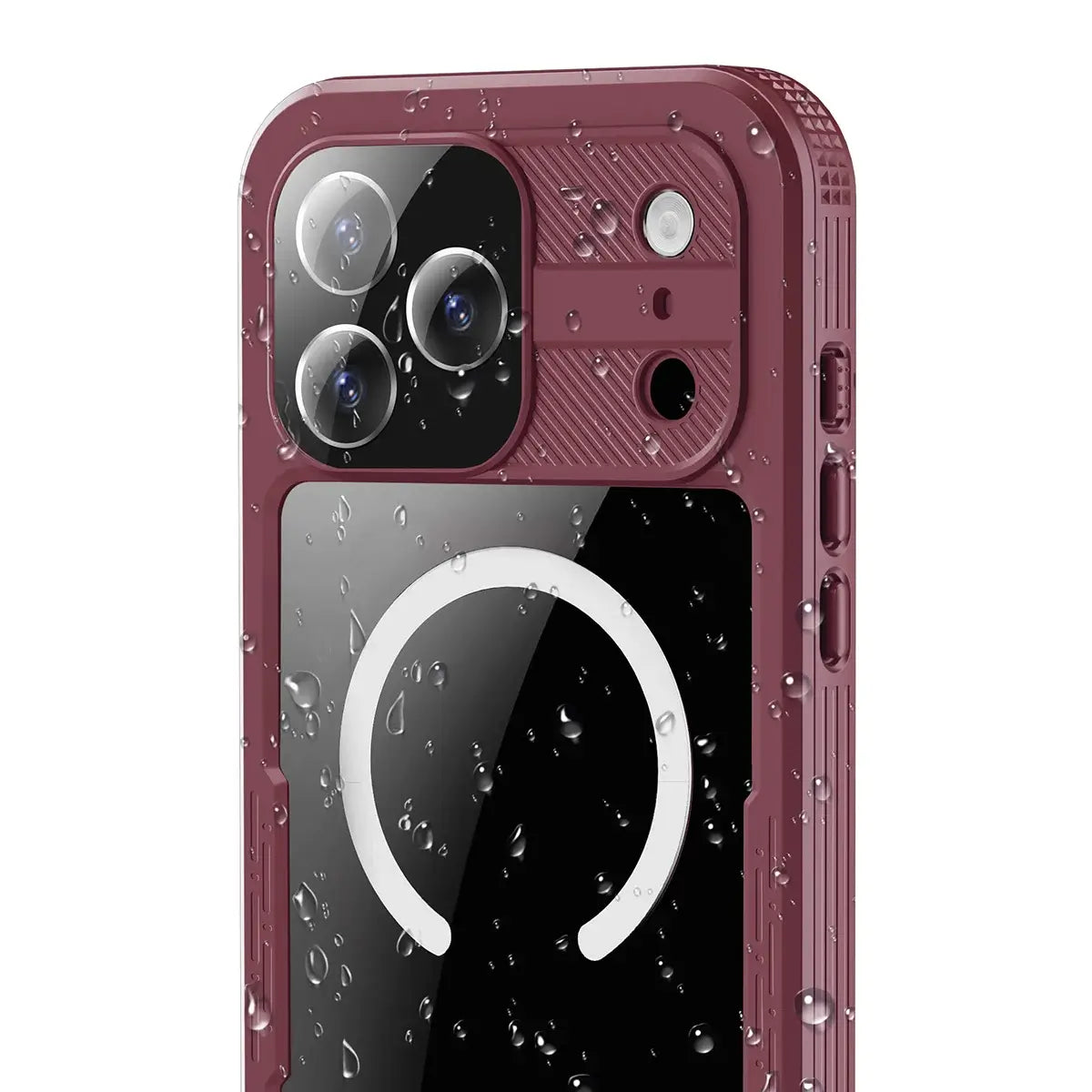 Heavy Duty Clear Back MagSafe iPhone Case