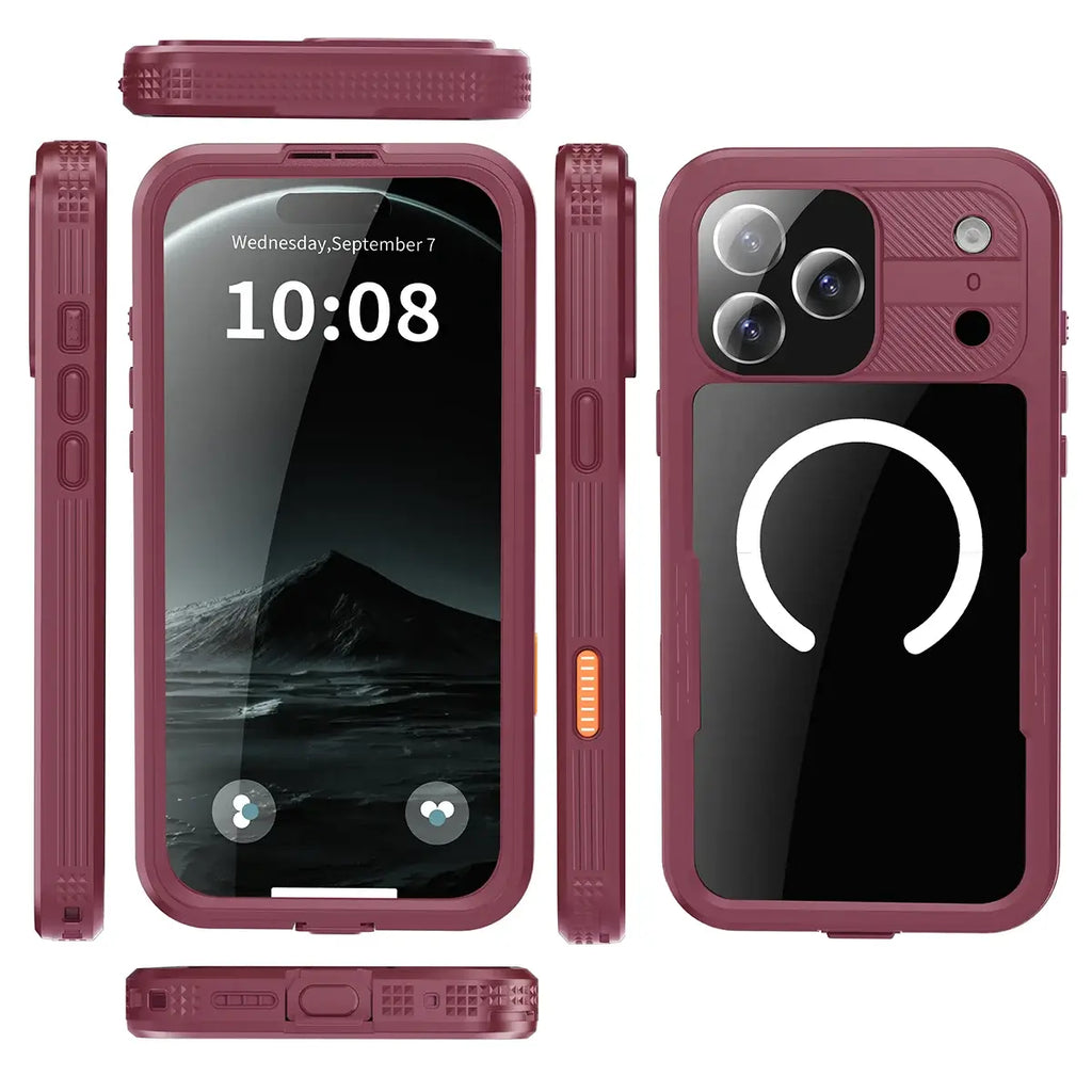 Heavy Duty Clear Back MagSafe iPhone Case