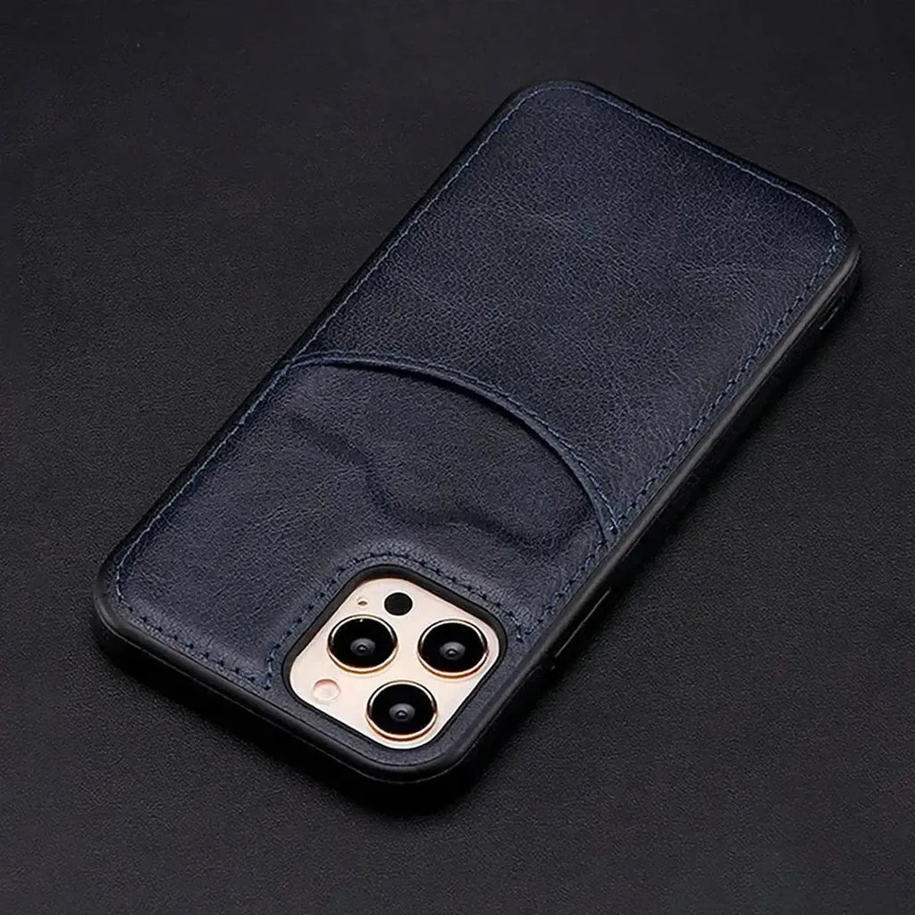 Leather Card Holder iPhone Case