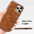 Leather Card Holder iPhone Case