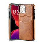 Leather Card Holder iPhone Case