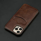 Leather Card Holder iPhone Case