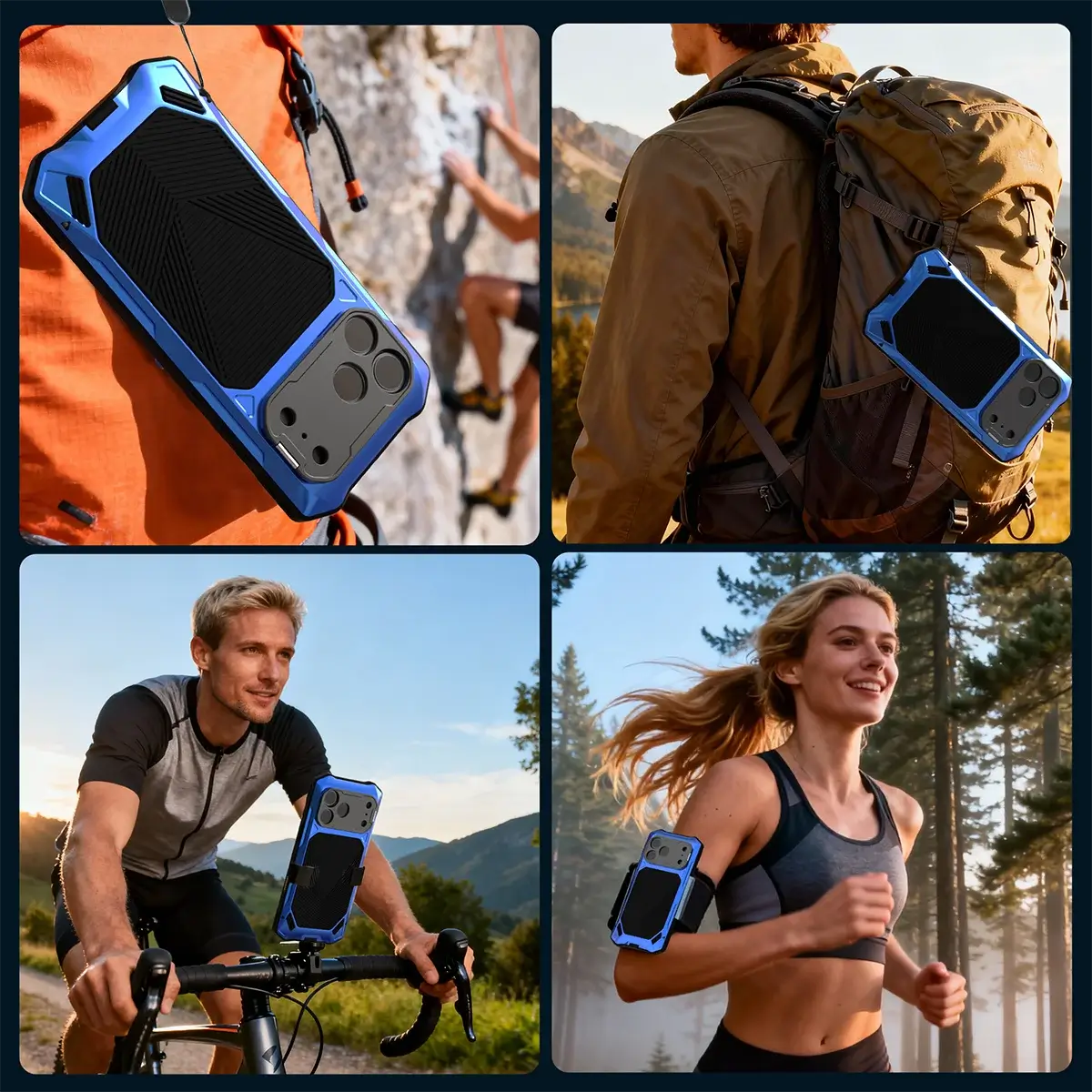 Heavy Duty Metal iPhone Case with Screen Protector