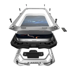 Heavy Duty Metal iPhone Case with Screen Protector
