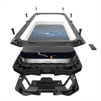 Heavy Duty Metal iPhone Case with Screen Protector