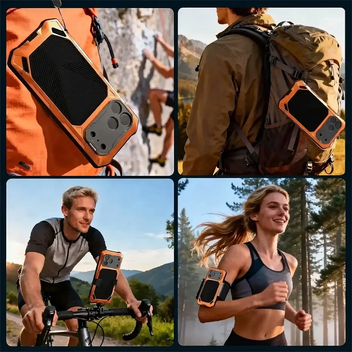 Heavy Duty Metal iPhone Case with Screen Protector