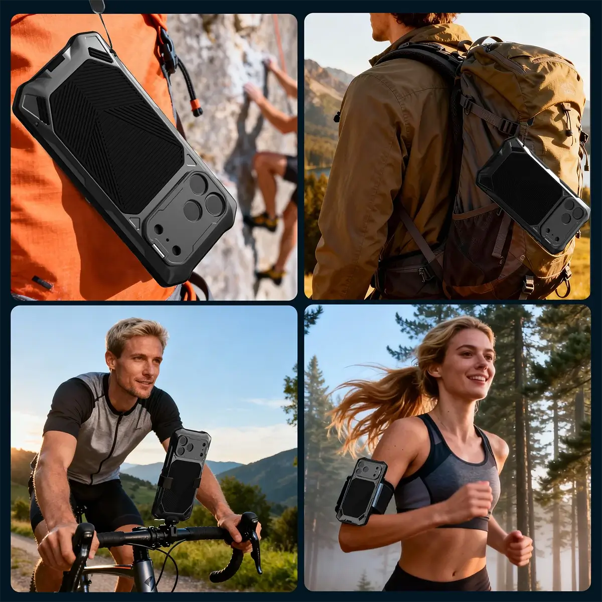 Heavy Duty Metal iPhone Case with Screen Protector
