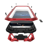 Heavy Duty Metal iPhone Case with Screen Protector