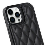 Quilted Wallet iPhone Case with Card Holder