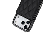 Quilted Wallet iPhone Case with Card Holder