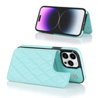 Quilted Wallet iPhone Case with Card Holder