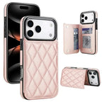 Quilted Wallet iPhone Case with Card Holder