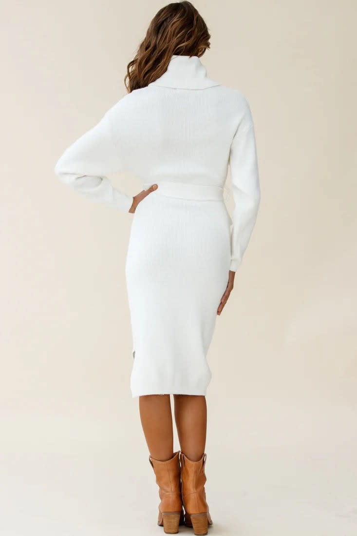 Bente Belted Turtleneck Midi Dress_6