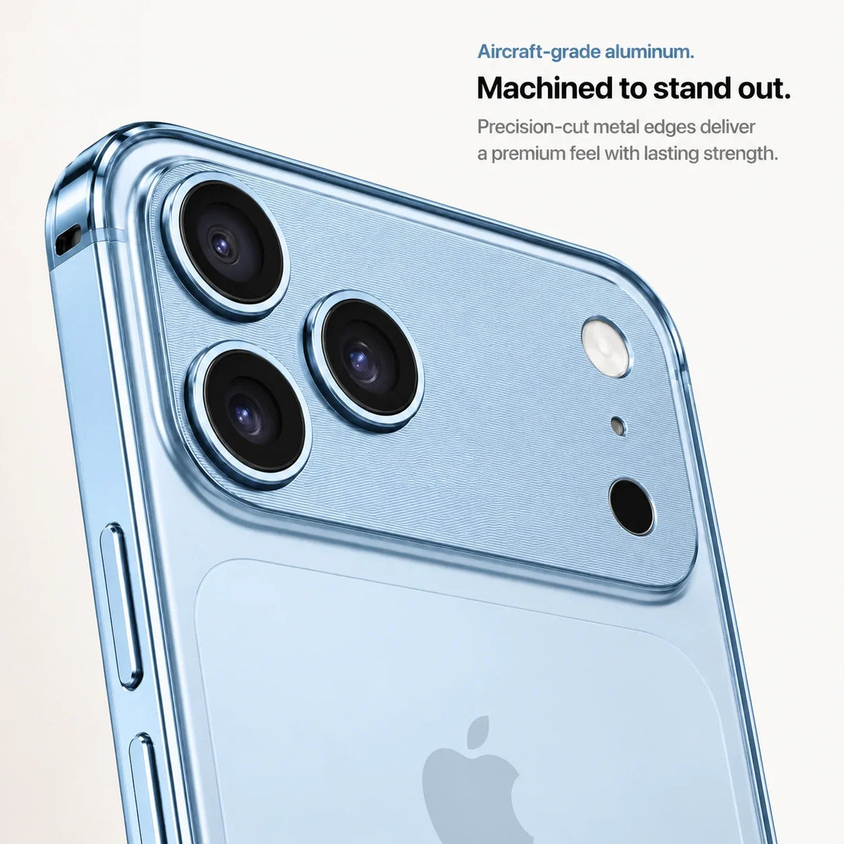 Open Back Phone Case with Corner Bumpers