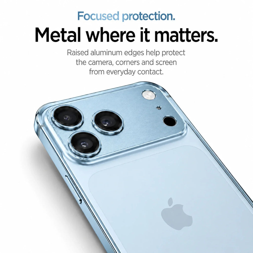 Open Back Phone Case with Corner Bumpers