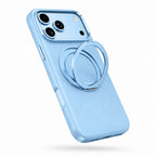 Leather Phone Case with Folding Ring Stand