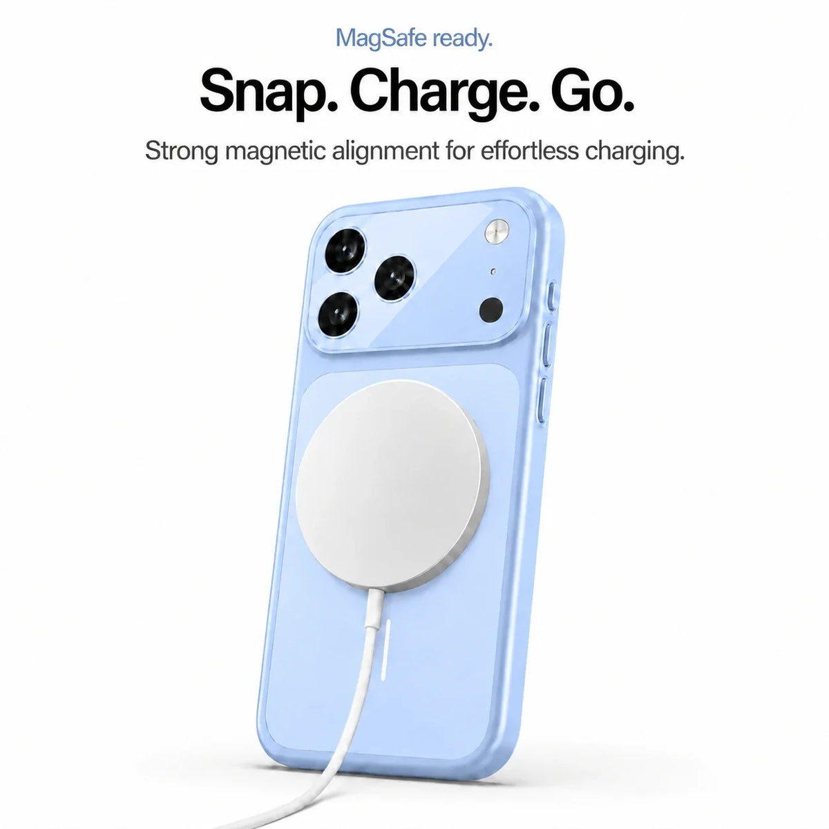 MagSafe Phone Case with Camera Lens Cover