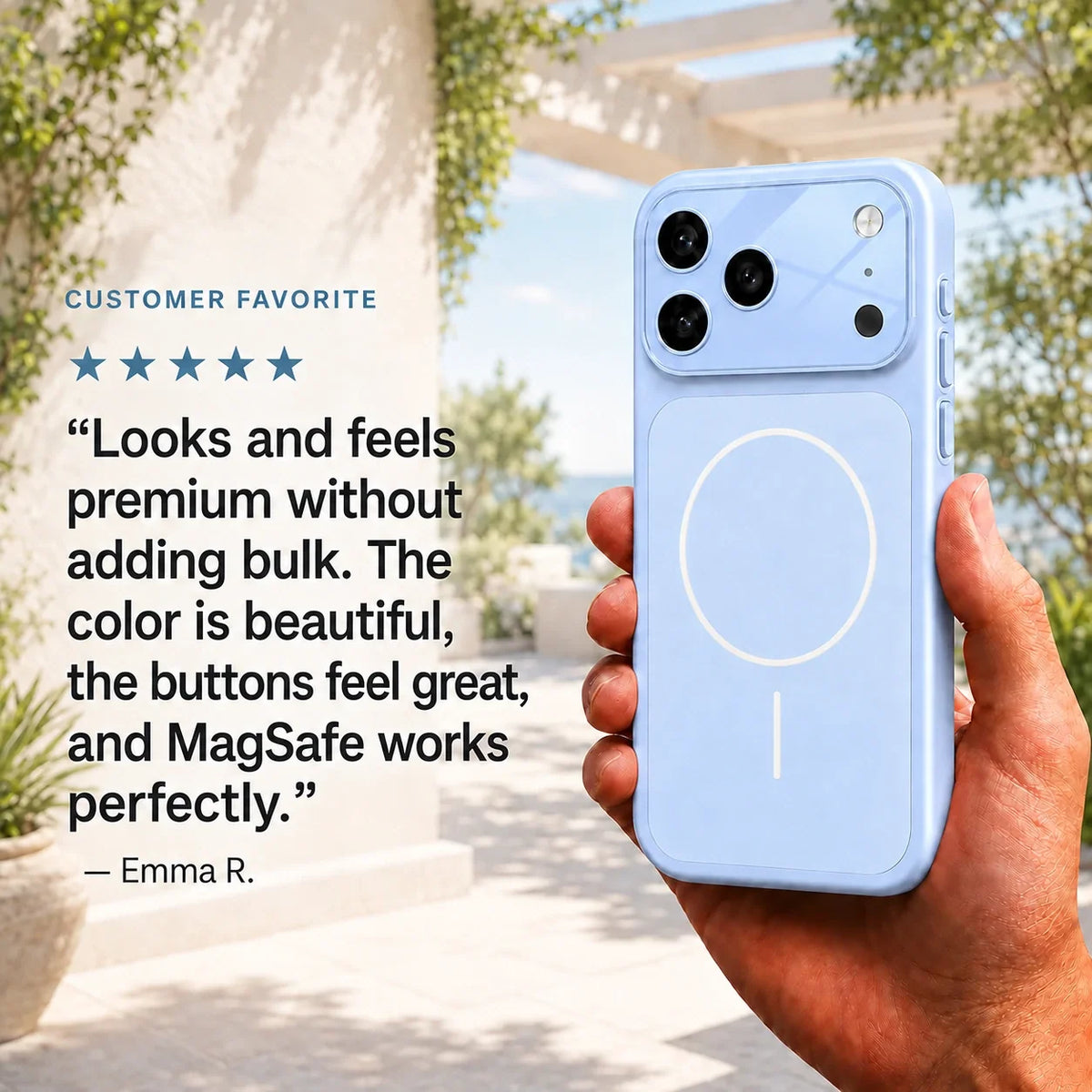 MagSafe Phone Case with Camera Lens Cover