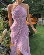 Hedda Halter Neck Pleated Maxi Dress_10