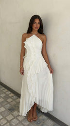 Hedda Halter Neck Pleated Maxi Dress_11