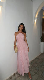 Hedda Halter Neck Pleated Maxi Dress_15