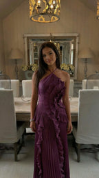 Hedda Halter Neck Pleated Maxi Dress_24