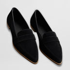 Lene Pointed Toe Suede Loafers_3