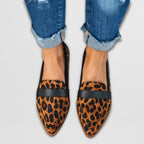 Lene Pointed Toe Suede Loafers_4