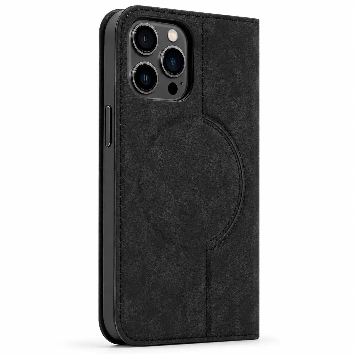 Leather MagSafe Flip Phone Case