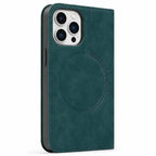 Leather MagSafe Flip Phone Case
