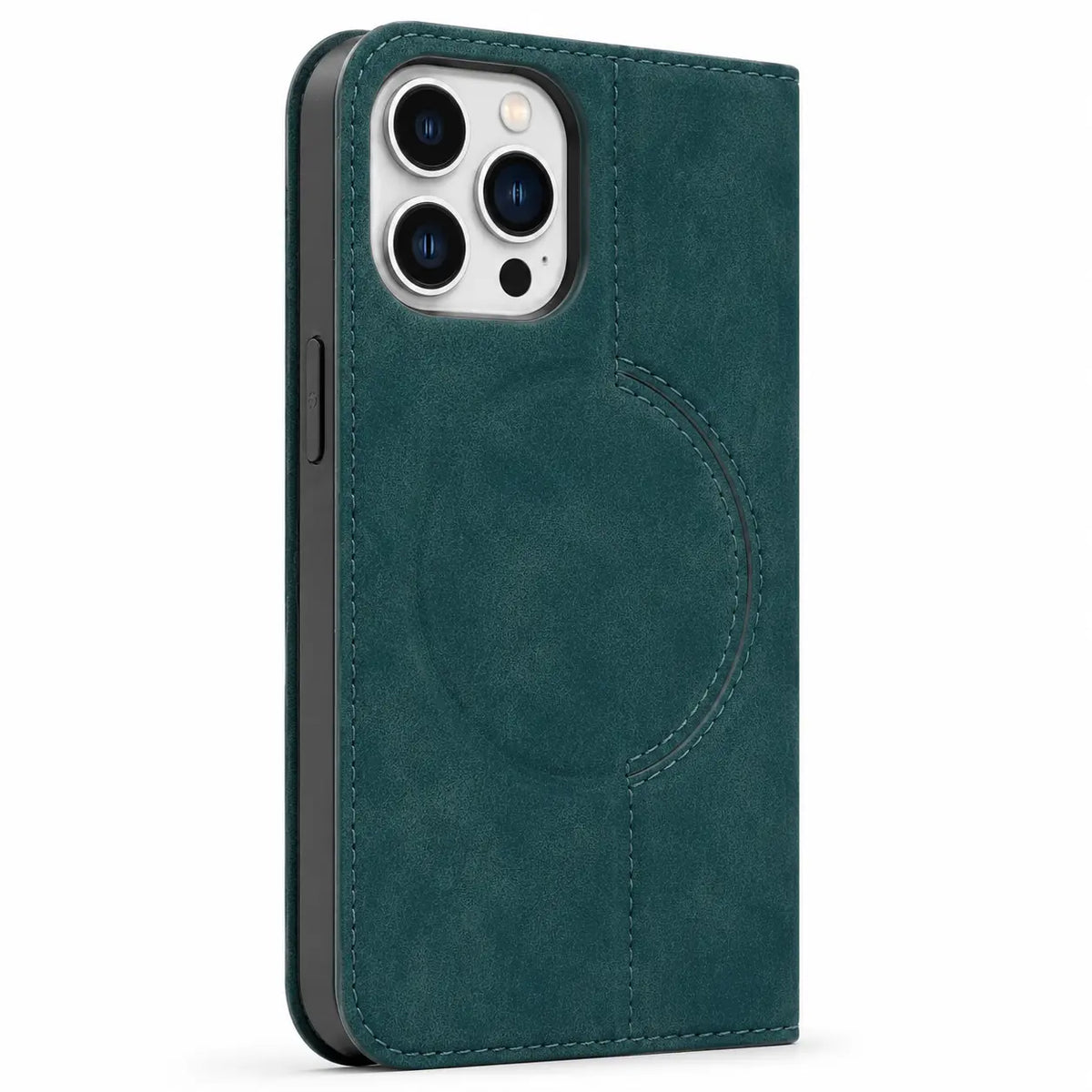 Leather MagSafe Flip Phone Case