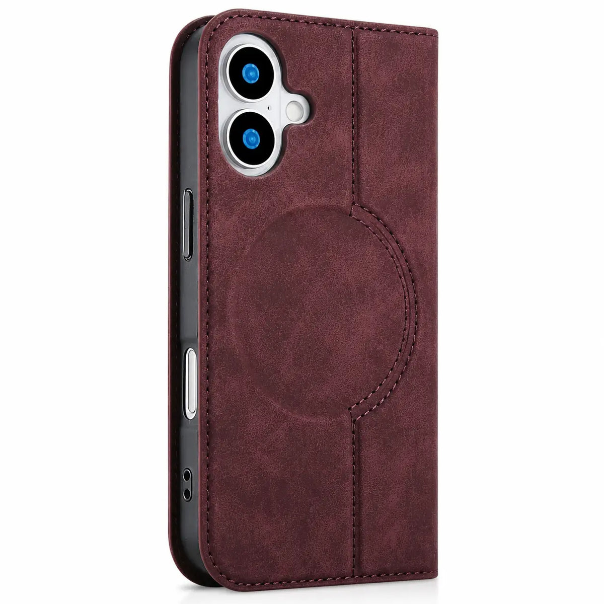 Leather MagSafe Flip Phone Case