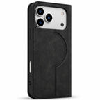 Leather MagSafe Flip Phone Case