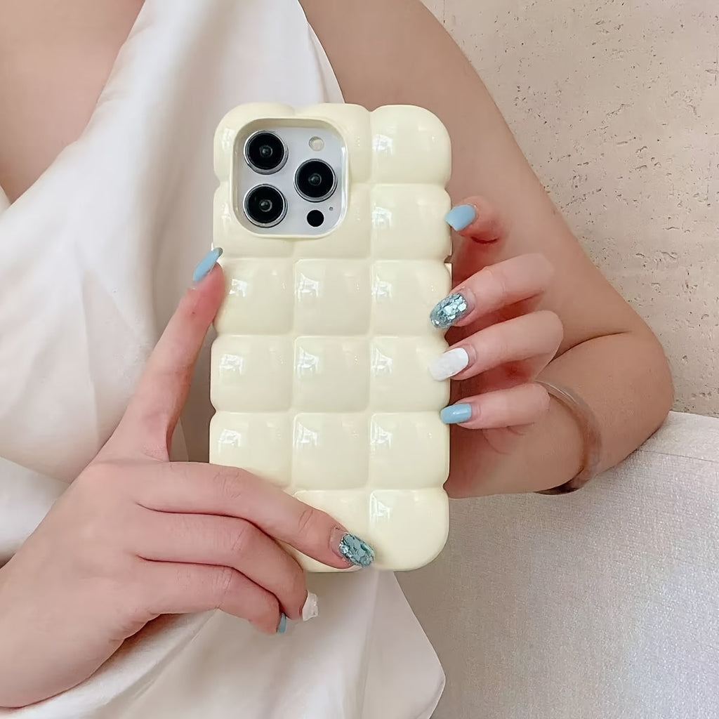 Puffy Bubble Block iPhone Case