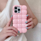 Puffy Bubble Block iPhone Case