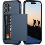 Sliding Card Holder Wallet iPhone Case