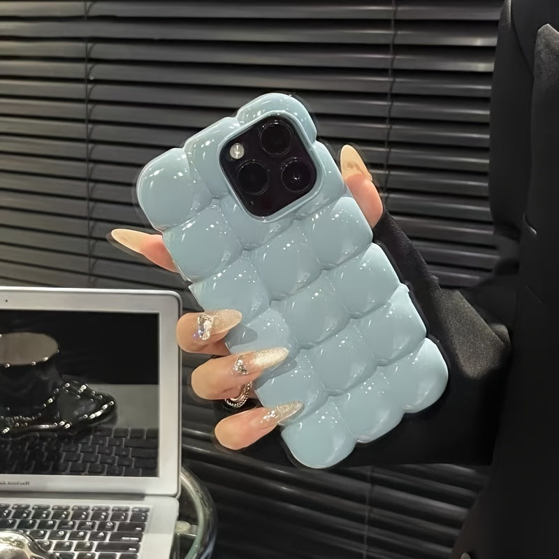 Puffy Bubble Block iPhone Case