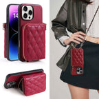 Zipper Wallet Crossbody iPhone Case