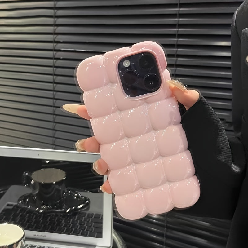 Puffy Bubble Block iPhone Case
