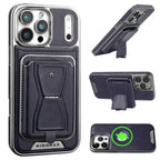 Leather MagSafe Phone Case with Stand Card Holder