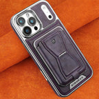 Leather MagSafe Phone Case with Stand Card Holder