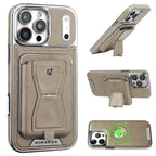 Leather MagSafe Phone Case with Stand Card Holder