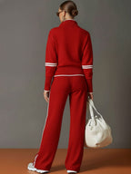 Cecilia Half Zip Wide Leg Two Piece Set_12