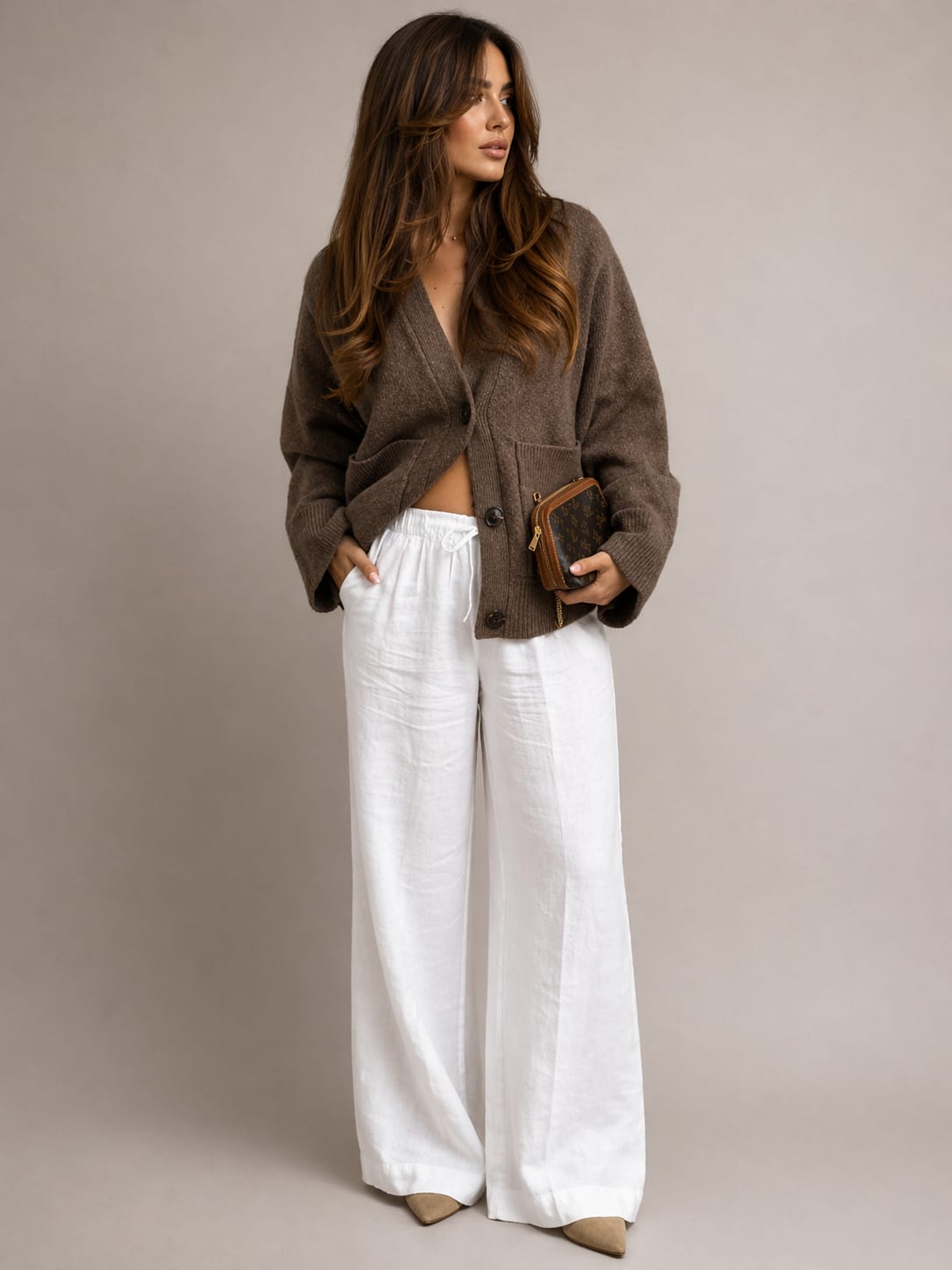 Lucia Wide Sleeve V Neck Cardigan_2
