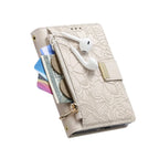Foldable Phone Case Wallet with Zipper Pocket