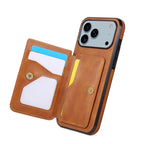 Leather Wallet Phone Case With Card Holder