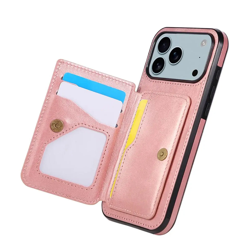 Leather Wallet Phone Case With Card Holder