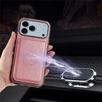 Leather Wallet Phone Case With Card Holder