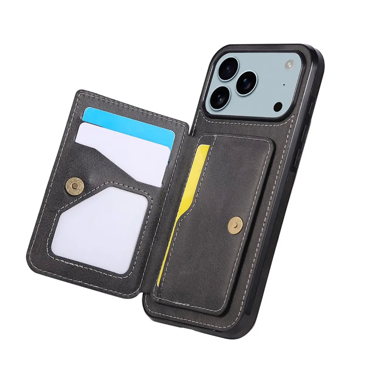 Leather Wallet Phone Case With Card Holder