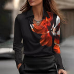 Constanza Draped Satin Blouse_9